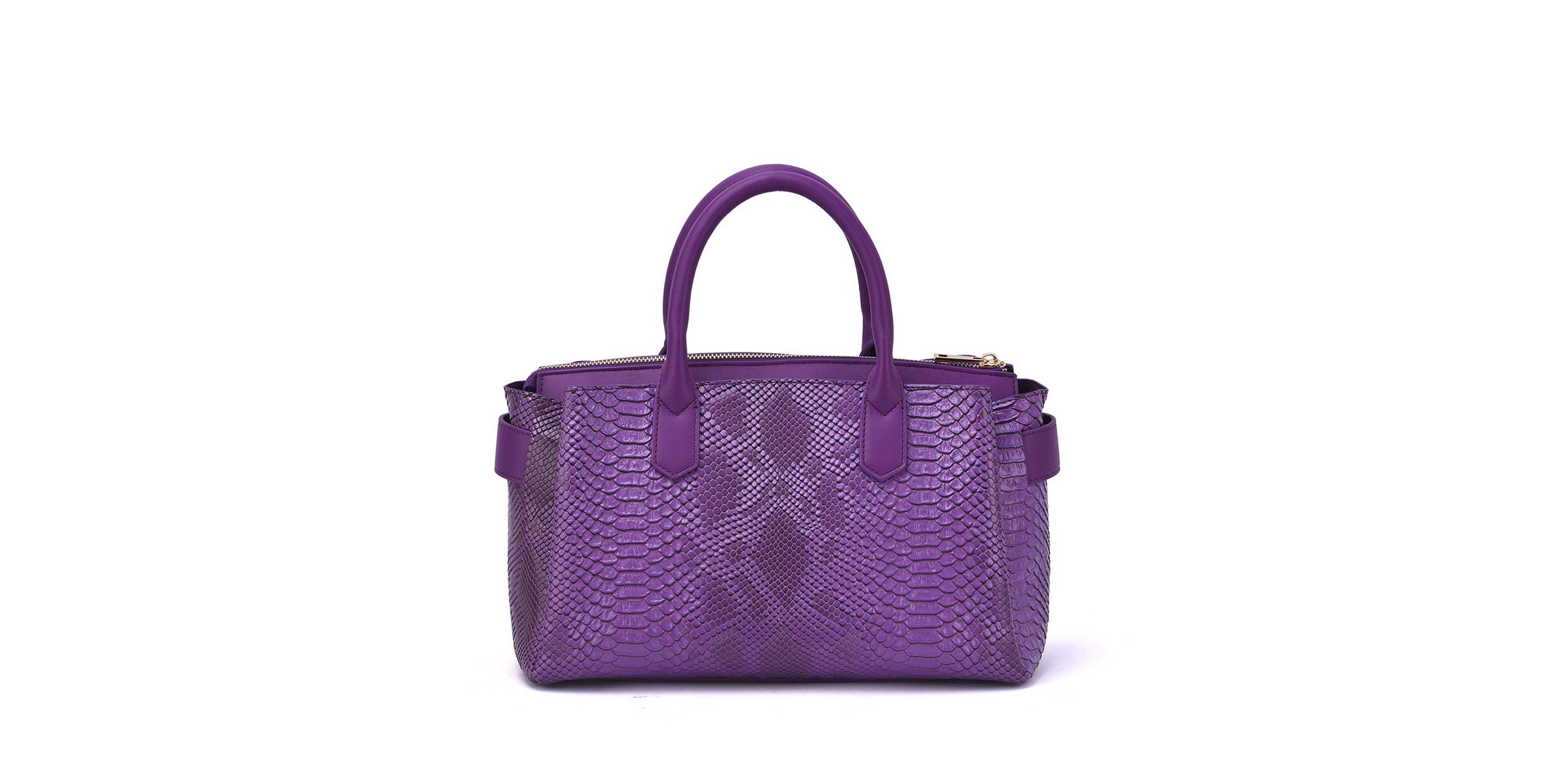 Maddie Snakeskin Satchel