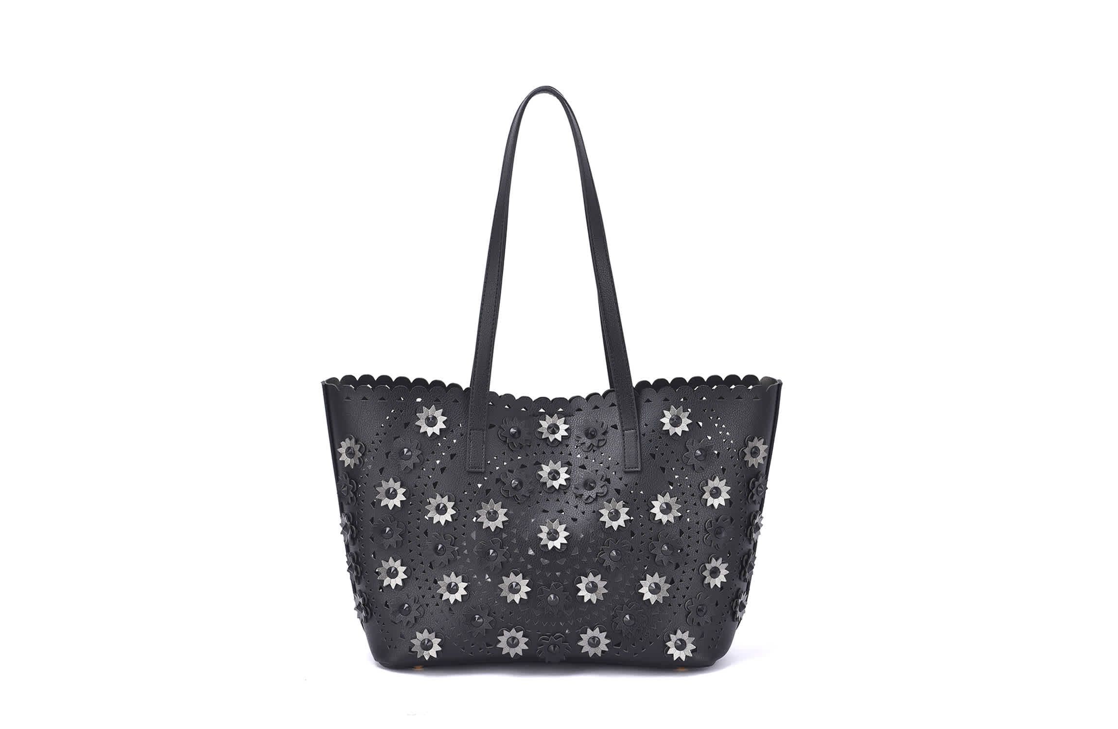 Paloma 3D Flower Tote with Pouch