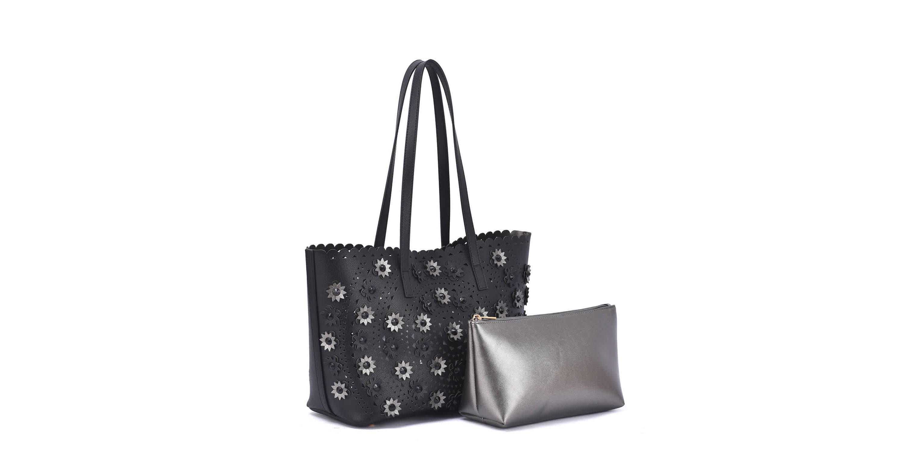 Paloma 3D Flower Tote with Pouch