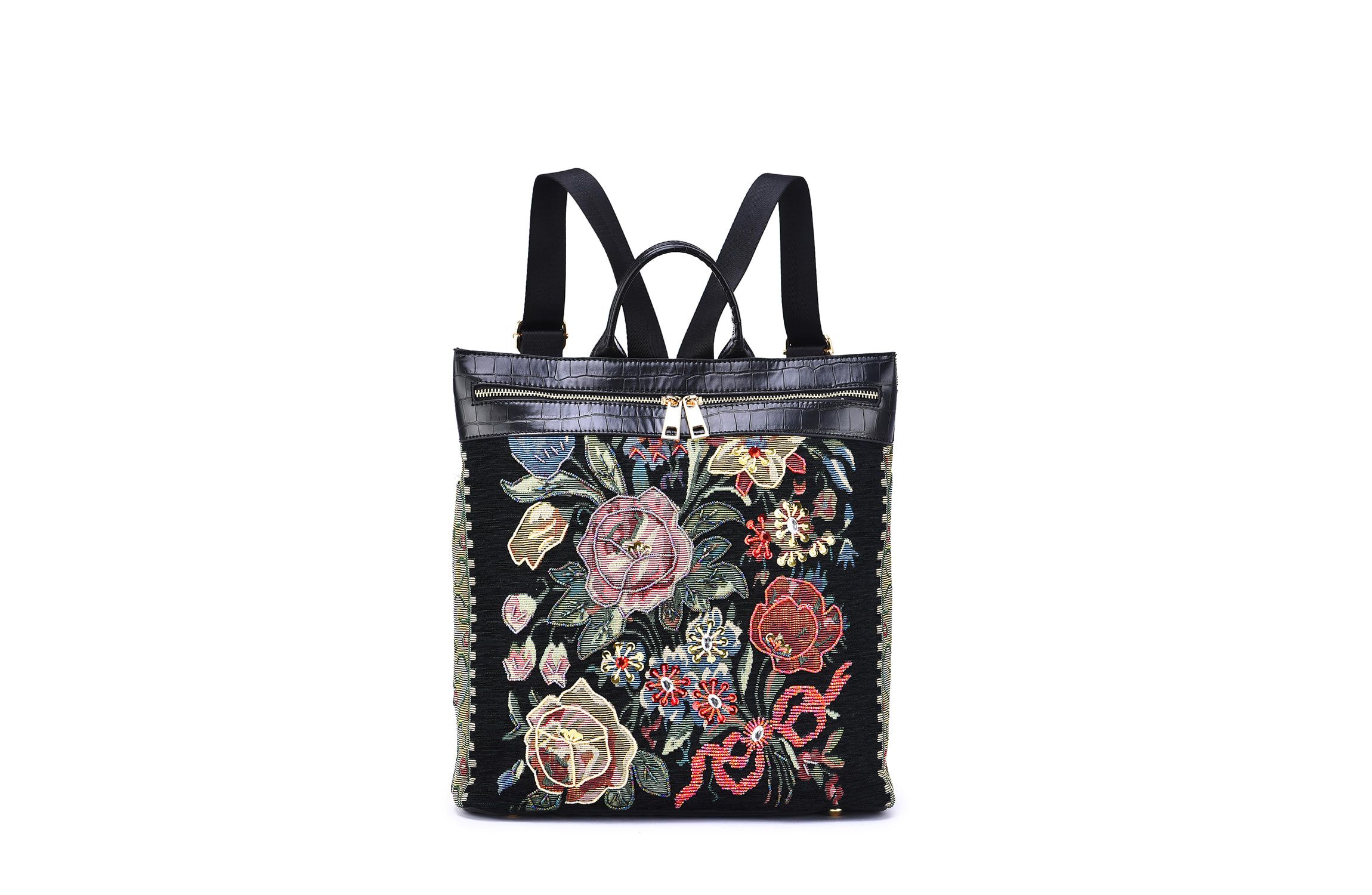 Flower Shop Hand Beaded Backpack
