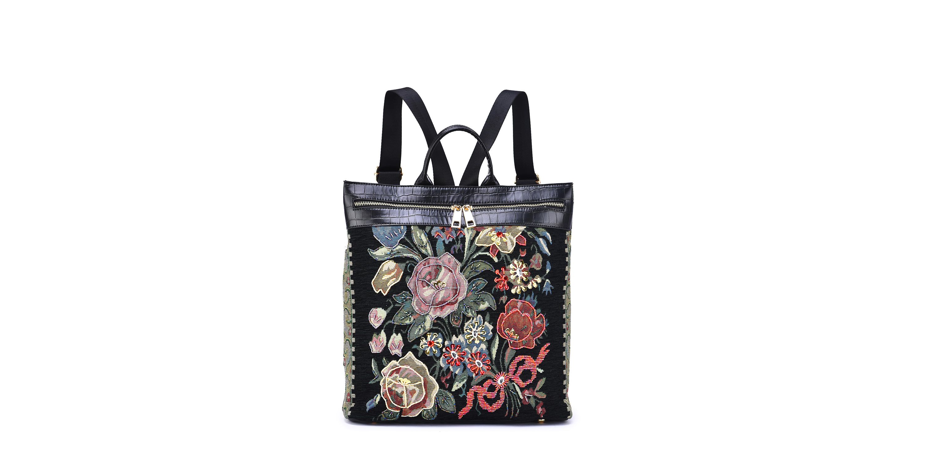 Flower Shop Hand Beaded Backpack