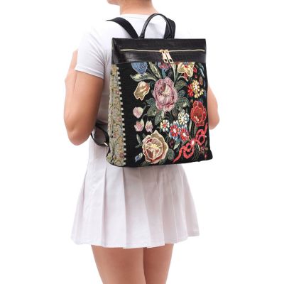 Flower Shop Hand Beaded Backpack