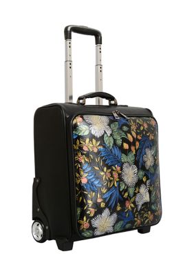 Gardenia Floral Rolling Suitcase