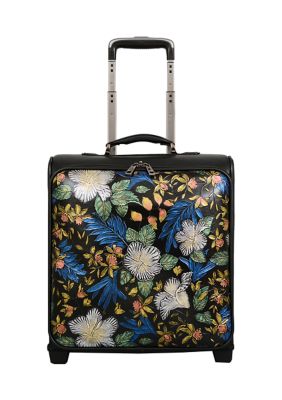 Gardenia Floral Rolling Suitcase