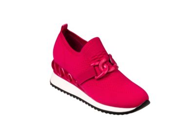 Ninety Union Women's Boston Stretch Knitted Fabric Metal Wedge Sneaker