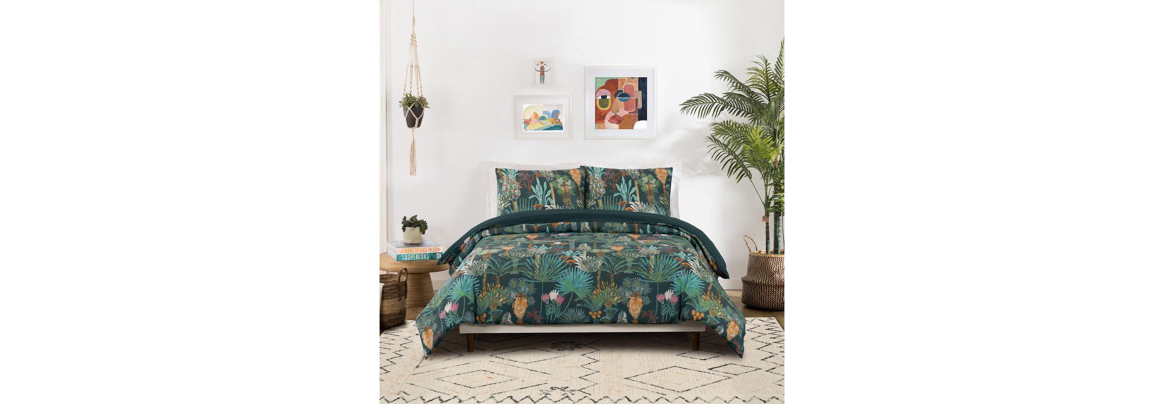 Phoenix 3-Piece Duvet Cover Set by Jungalow