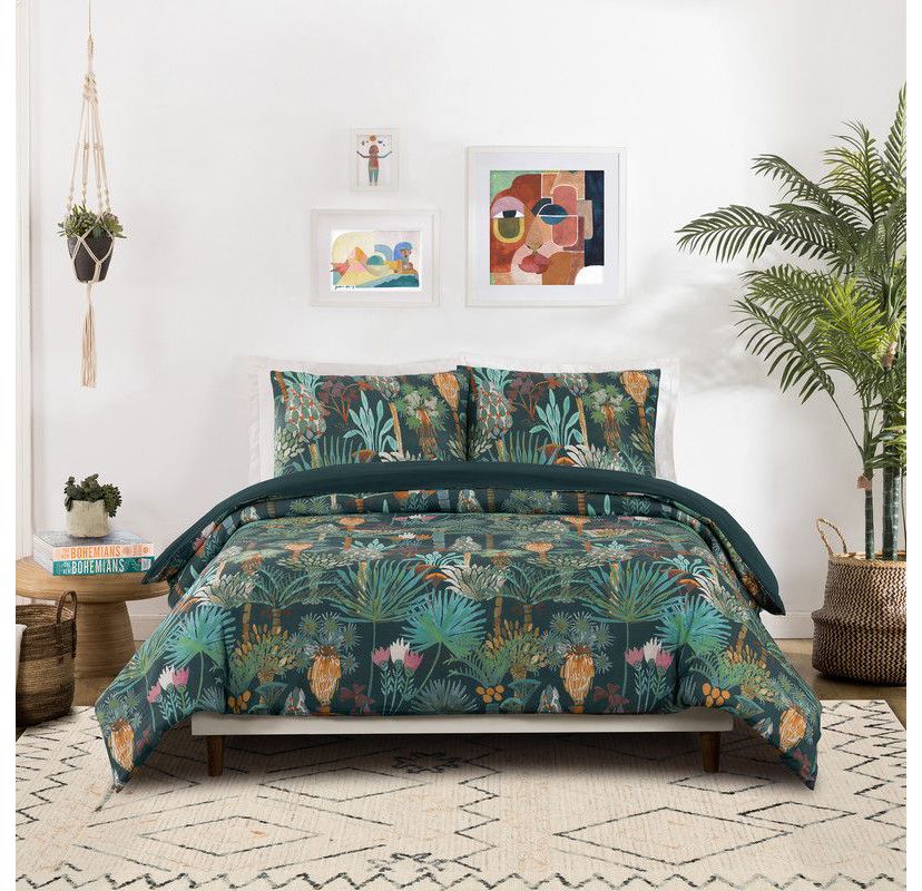 Phoenix 3-Piece Duvet Cover Set by Jungalow