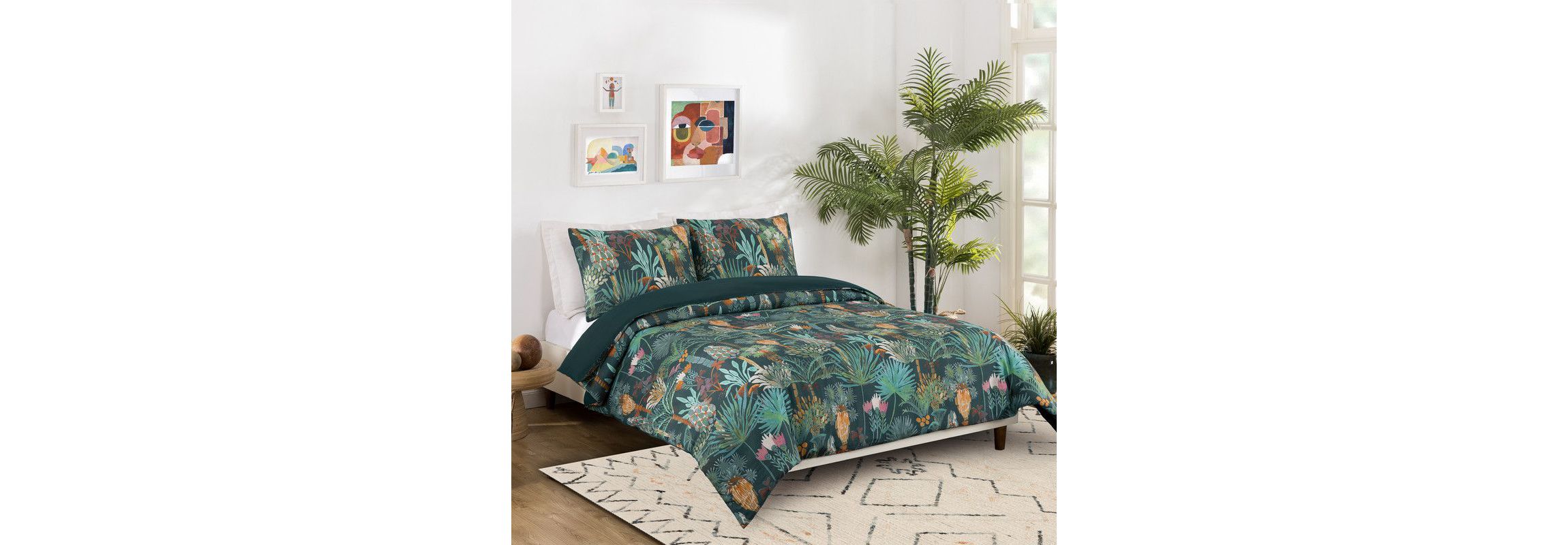 Phoenix 3-Piece Duvet Cover Set by Jungalow