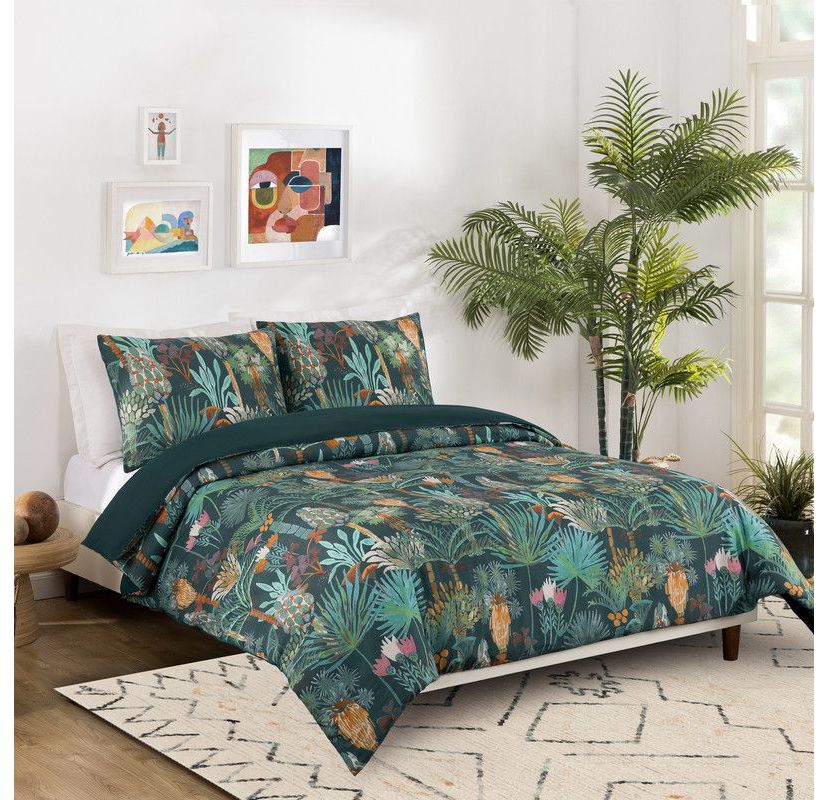 Phoenix 3-Piece Duvet Cover Set by Jungalow