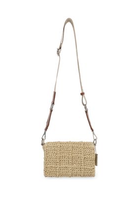 Ibiza Raffia Flap Crossbody