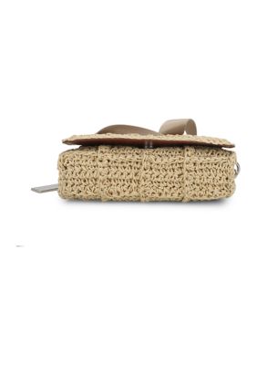 Ibiza Raffia Flap Crossbody