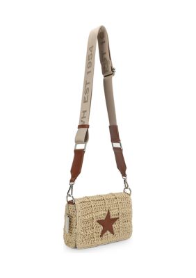 Ibiza Raffia Flap Crossbody