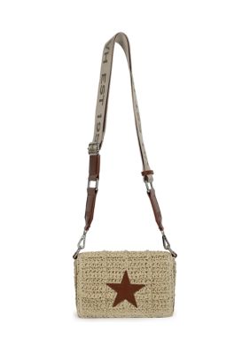 Ibiza Raffia Flap Crossbody