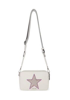 Vintage Havana Women's Silver Glitter Crossbody Bag