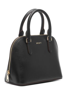 Emmy Large Saffiano Leather Dome Satchel