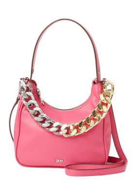 DKNY Alexa Convertible Demi Crossbody, Pink