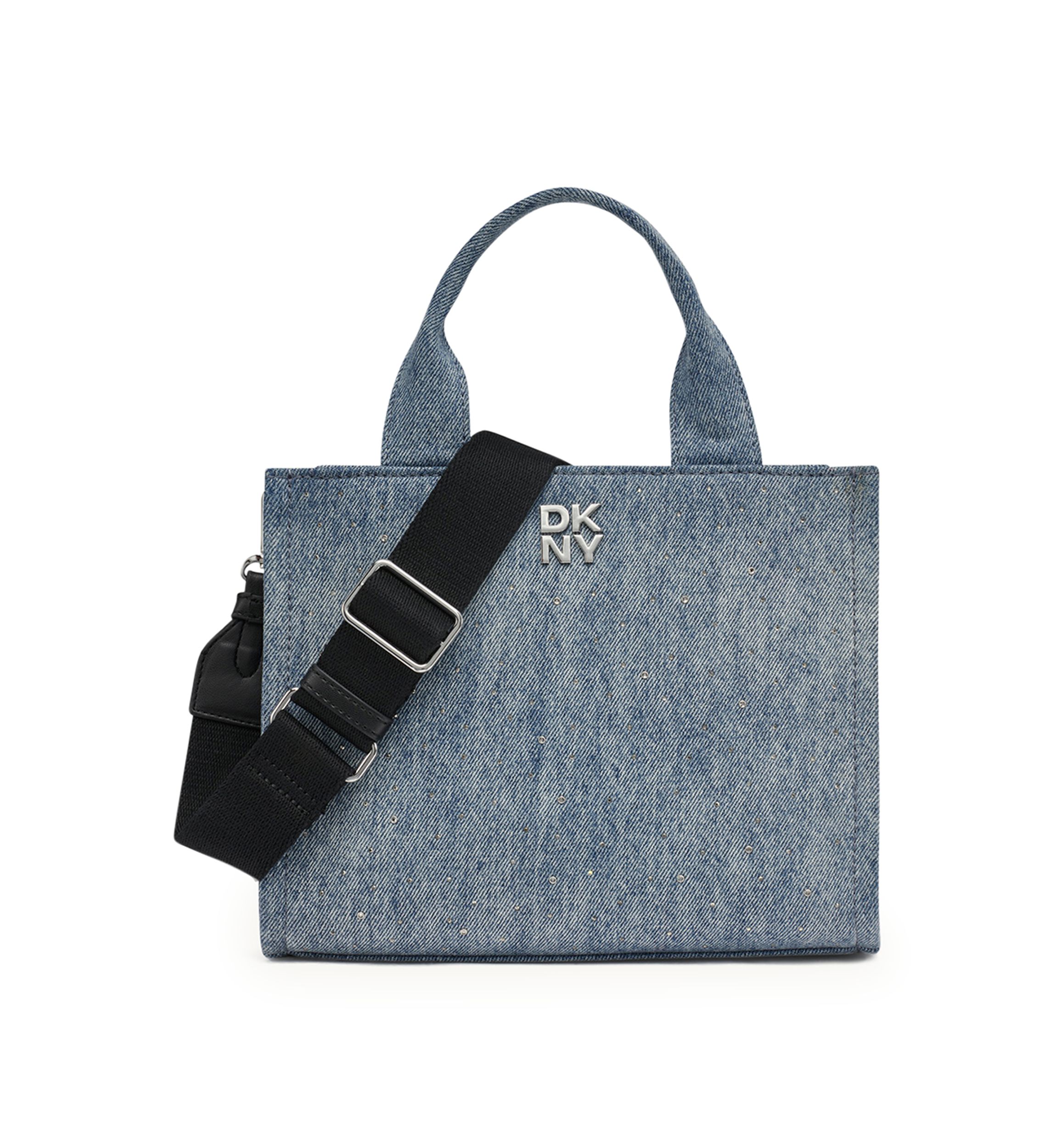 blanket small traveler tote bag DKNY Women's Hadlee Small Tote in Light Denim
