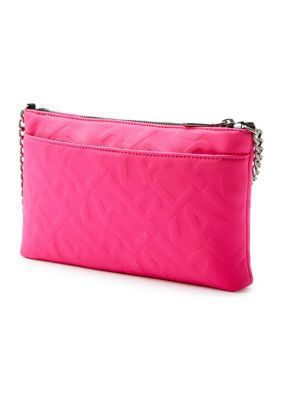 Pre-owned Karl Lagerfeld Clutch Bag In Pink