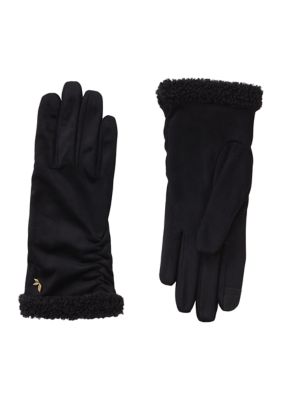 KOOLABURRA BY UGG® Faux Twinface Gloves with Ruching | Belk