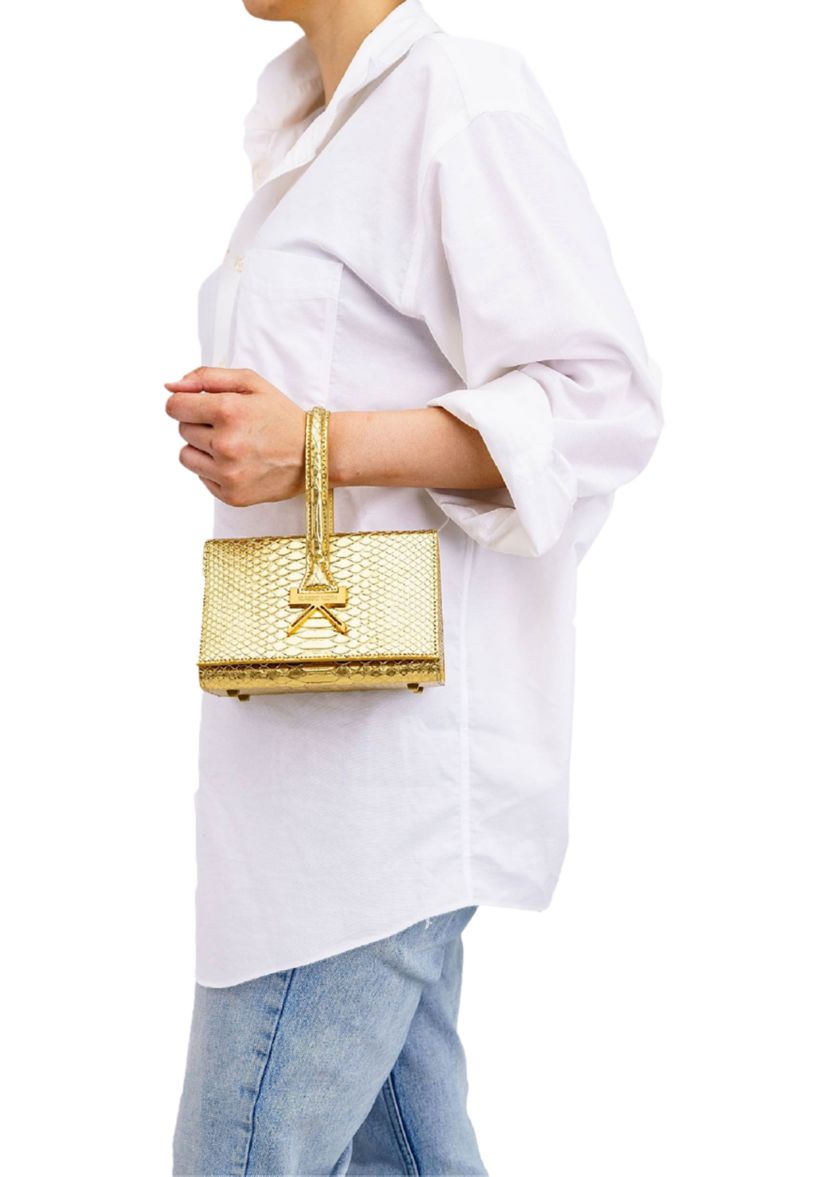 Lisa Python Mini Bag