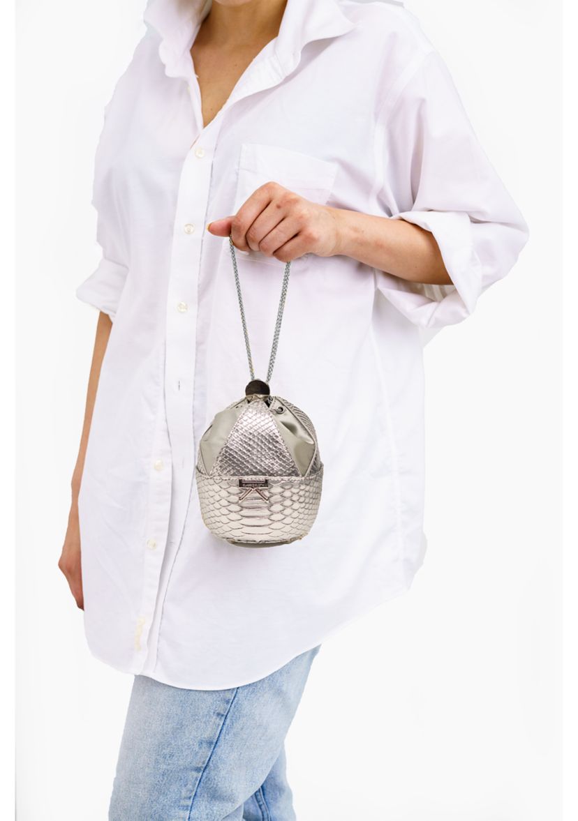 Mizrahi Python Evening Bag