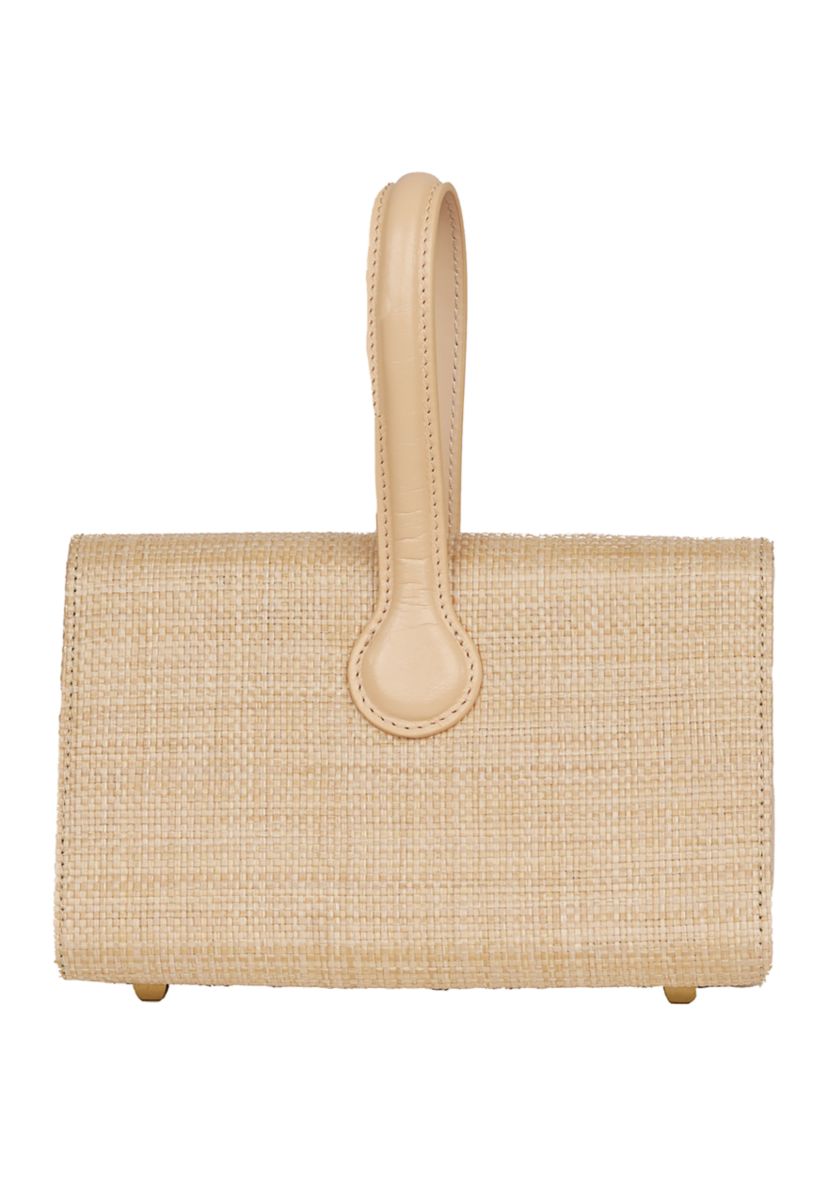 La Lisa Woven Clutch
