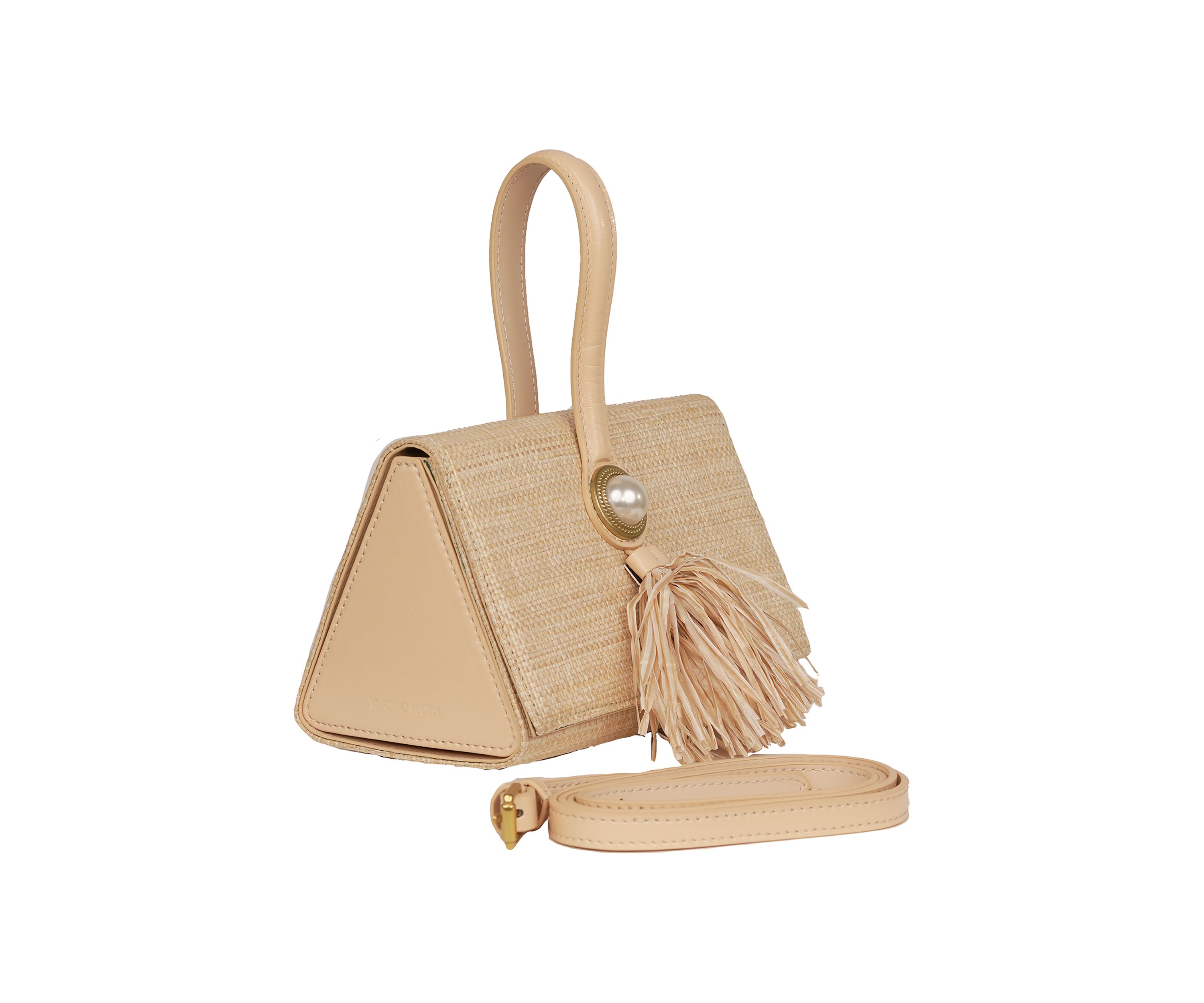 La Lisa Woven Clutch