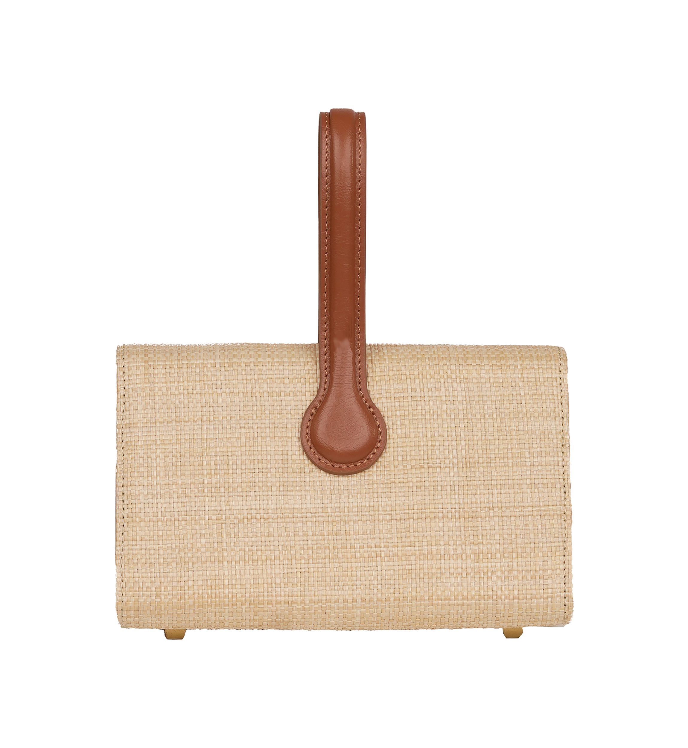 La Lisa Woven Clutch