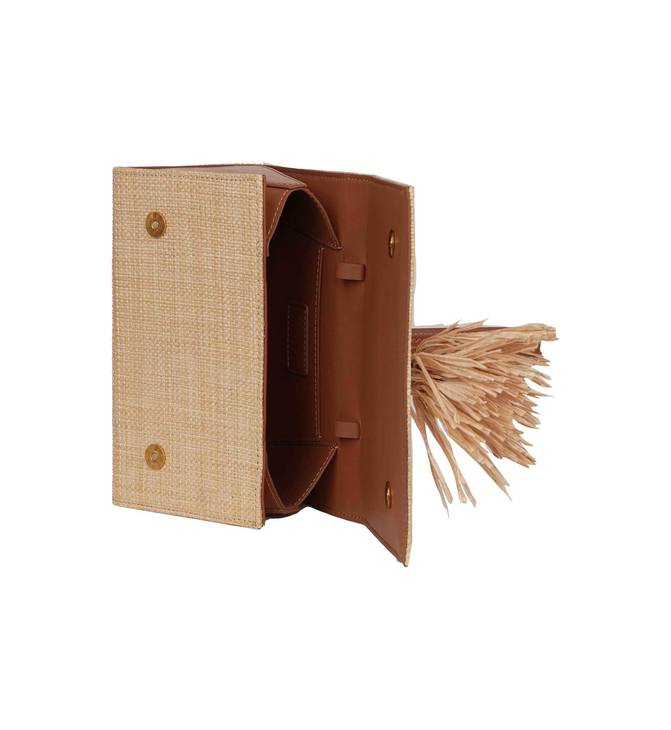 La Lisa Woven Clutch