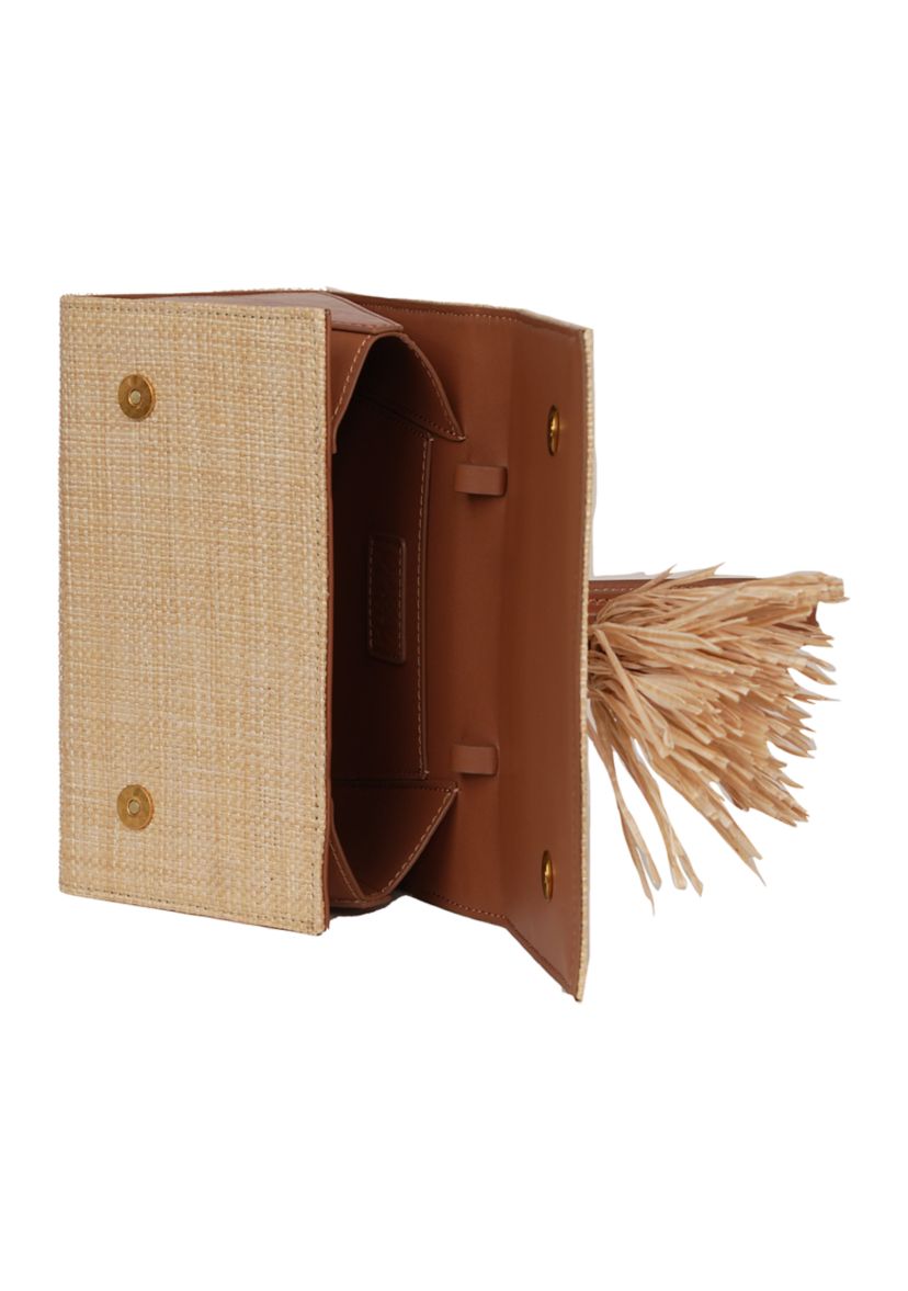 La Lisa Woven Clutch