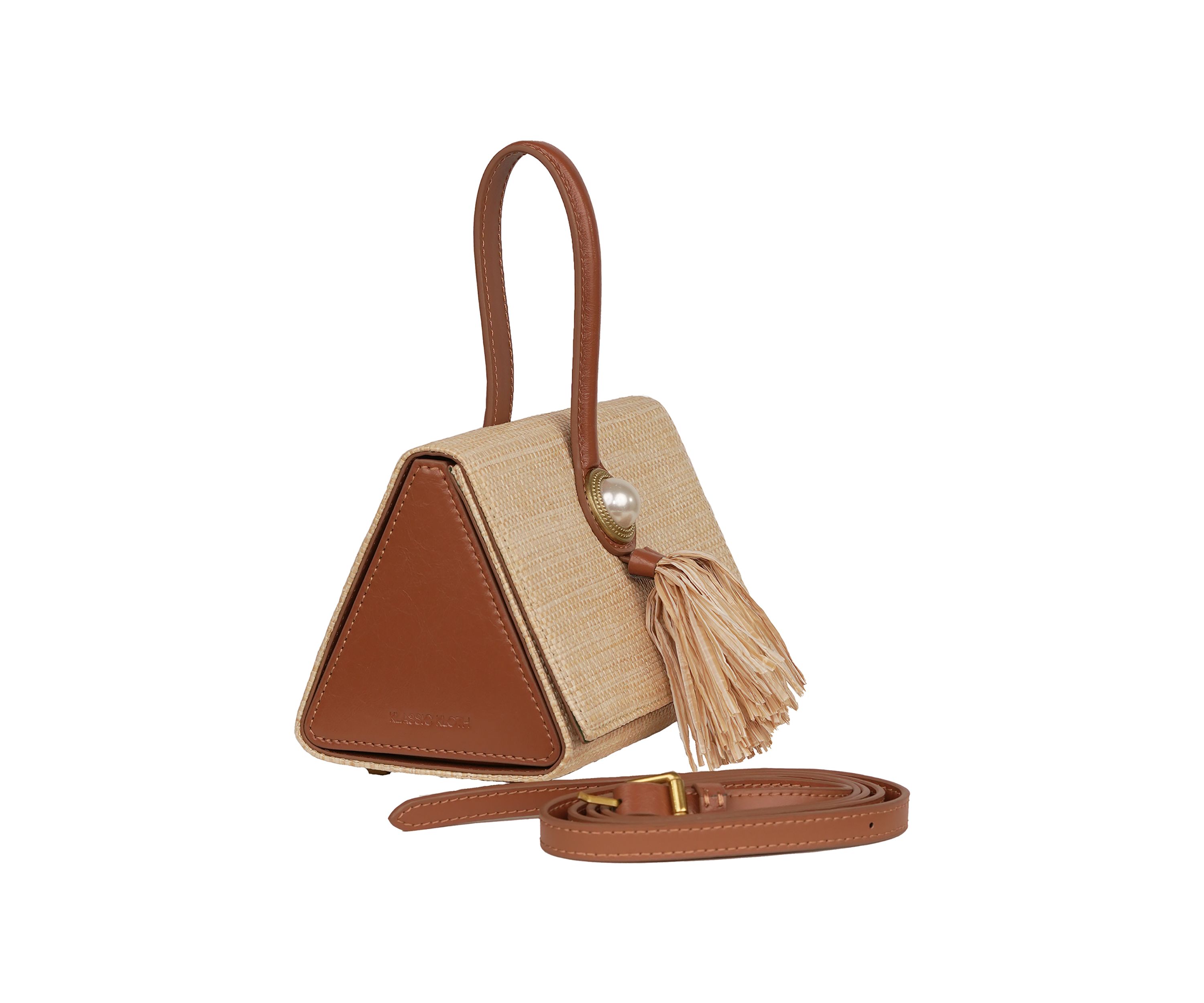 La Lisa Woven Clutch