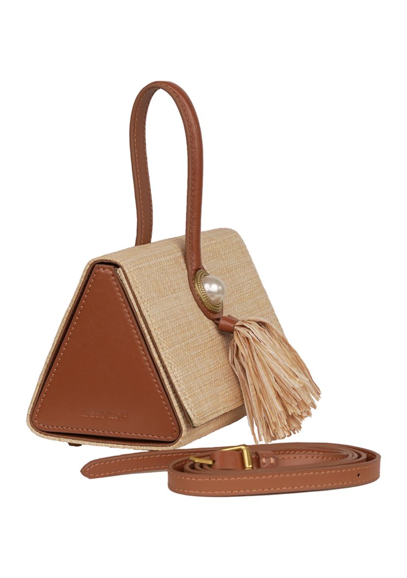 La Lisa Woven Clutch