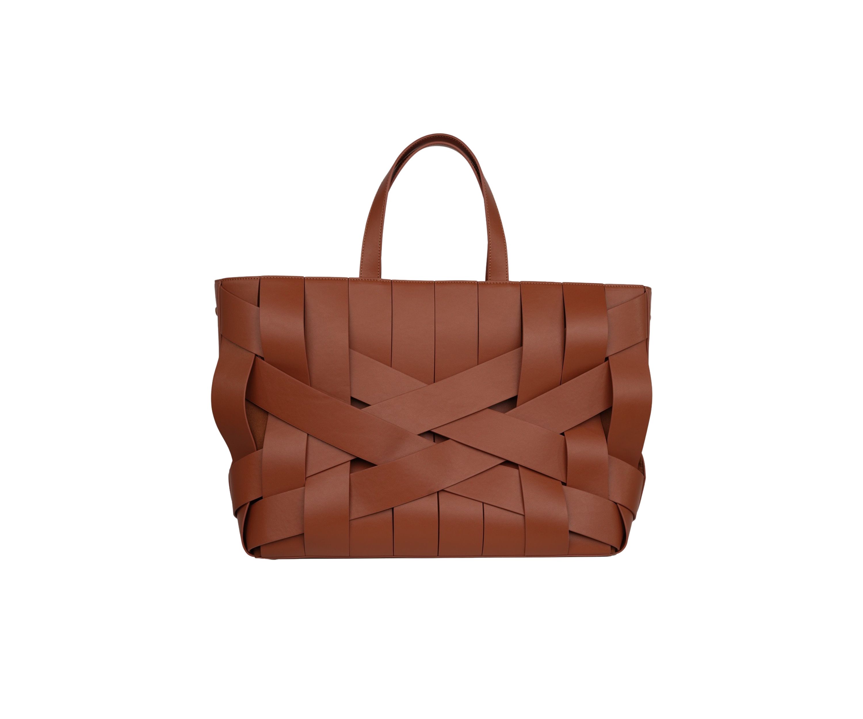 Bouid Woven Leather Medium Tote