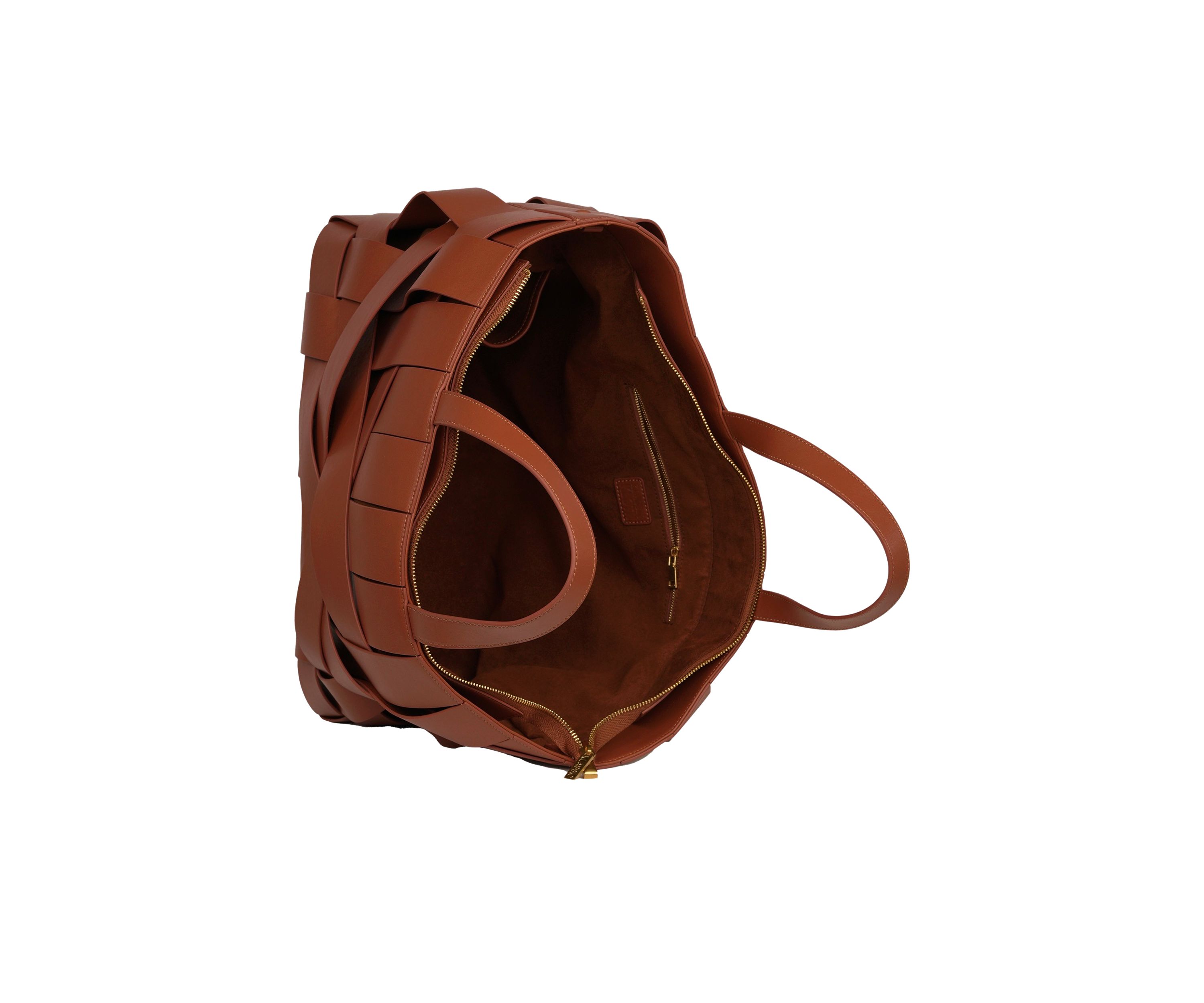 Bouid Woven Leather Medium Tote
