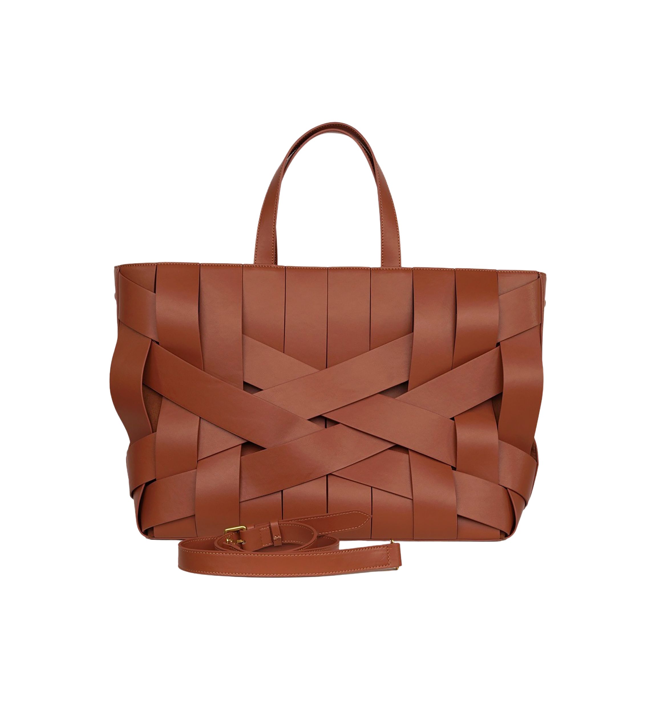 Bouid Woven Leather Small Tote