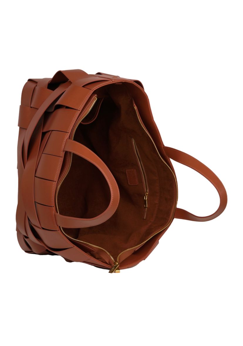 Bouid Woven Leather Small Tote