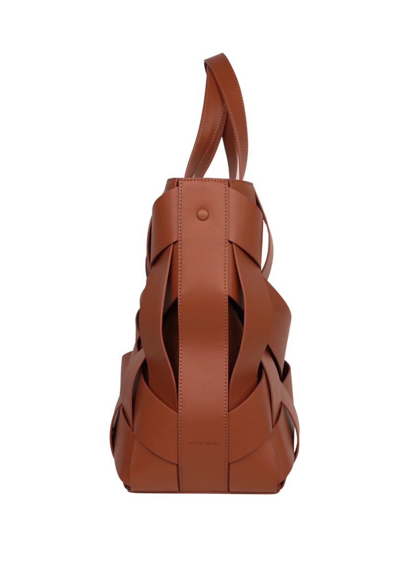 Bouid Woven Leather Small Tote