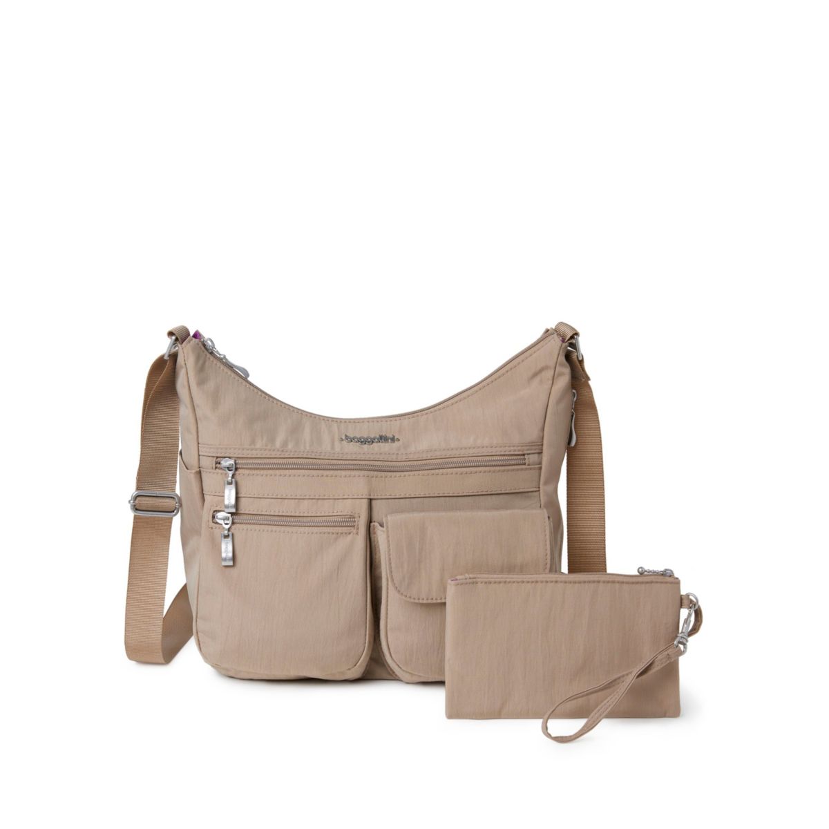 Everywhere bag with RFID wristlet