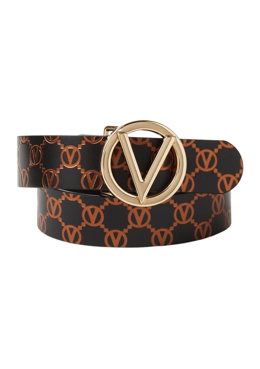 Valentino Black and Gold Monogram Belt s-l400.jpg main image 3