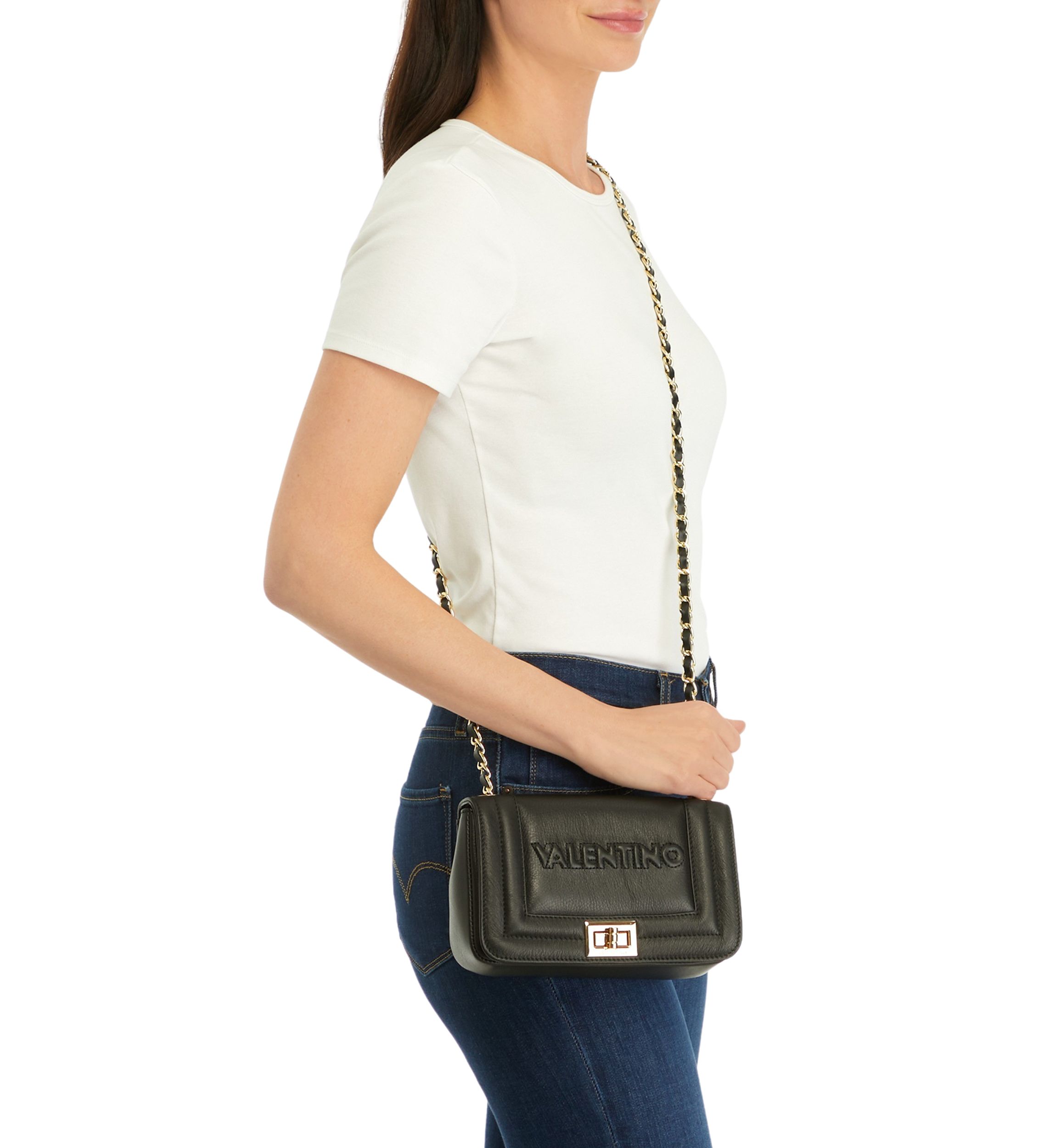Beatriz Embossed Small Flap Crossbody