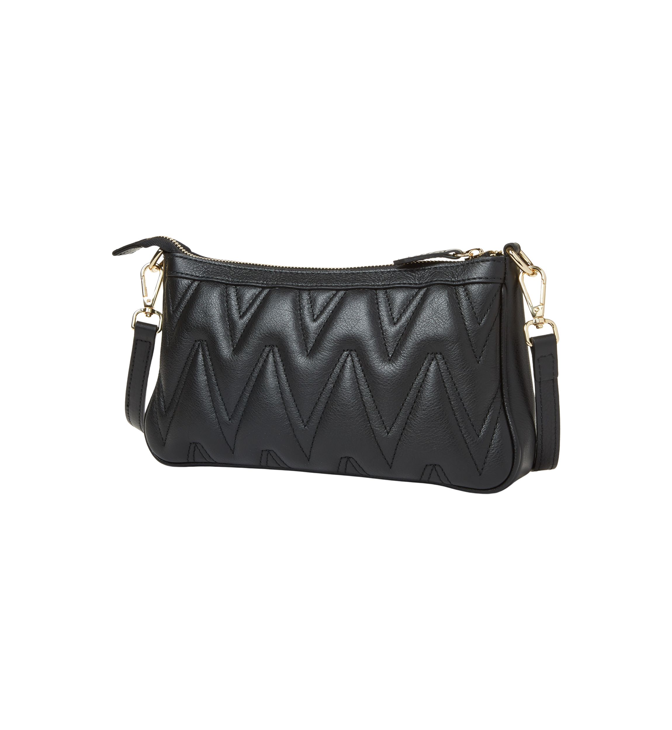 Jeanette Diamond Quilted Shoulder Bag