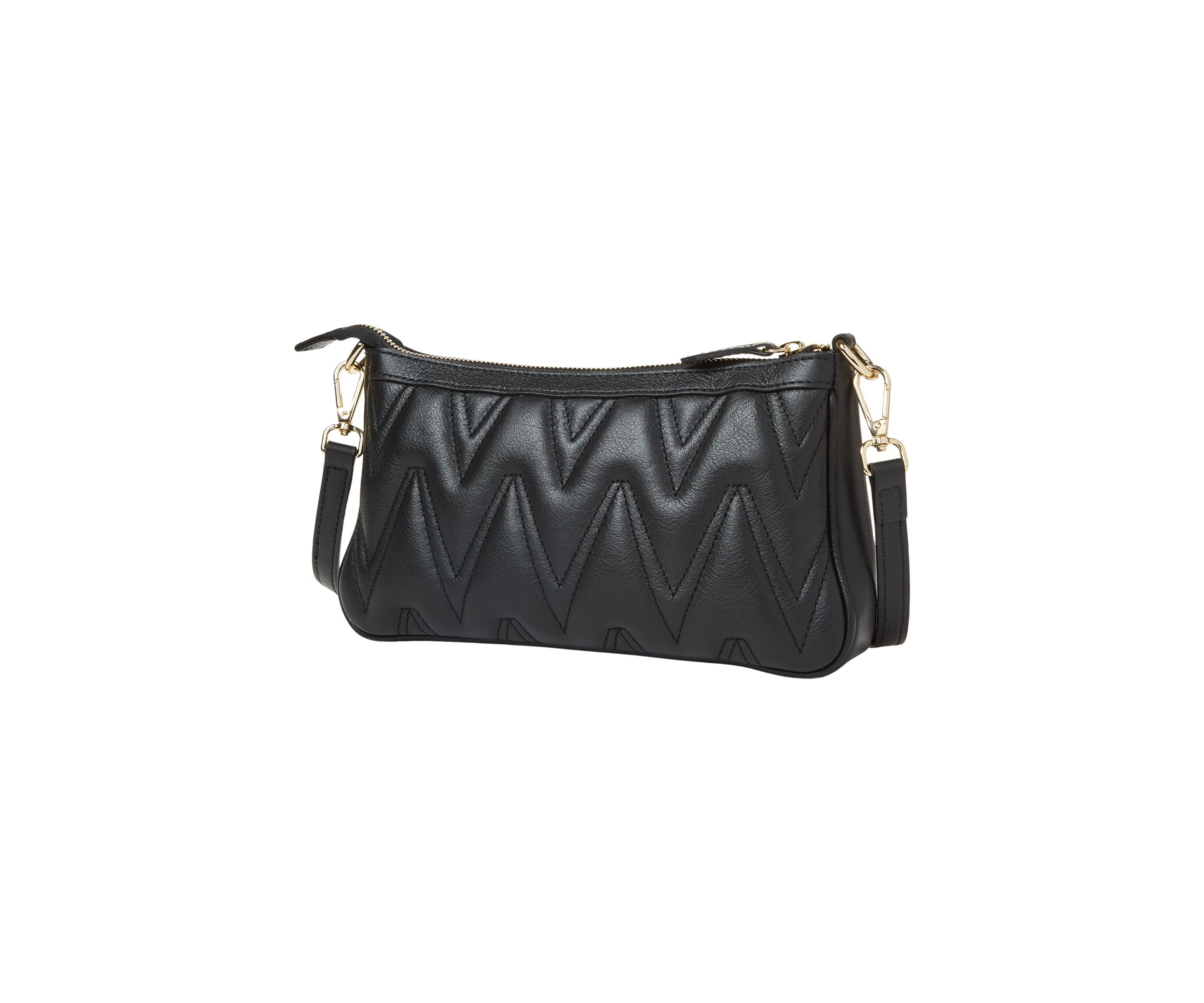Jeanette Diamond Quilted Shoulder Bag