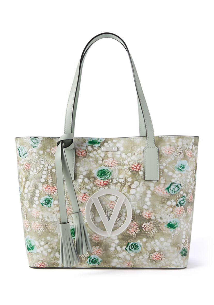 Soho Pearl Blossoms Tote Bag