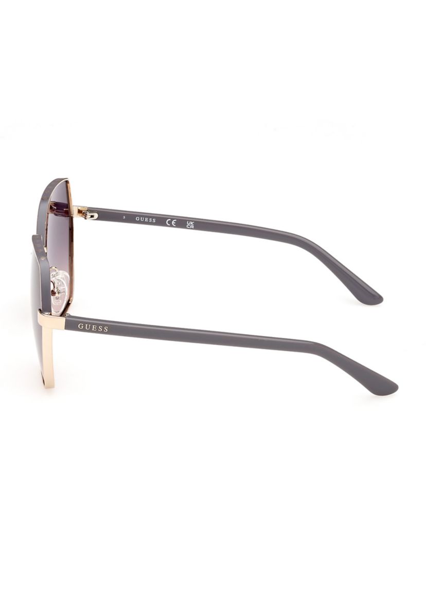Metal Geometric Sunglasses