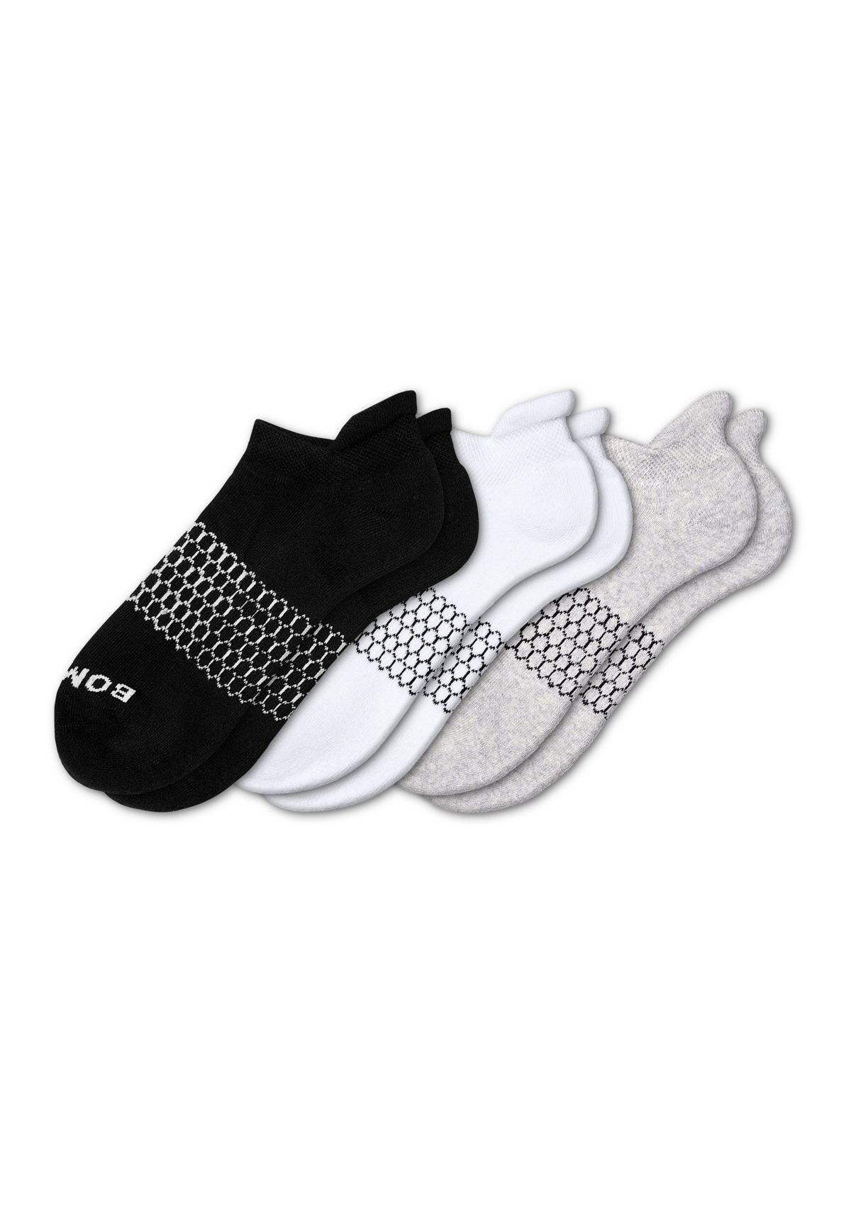 Solid Ankle Socks - 3-Pack
