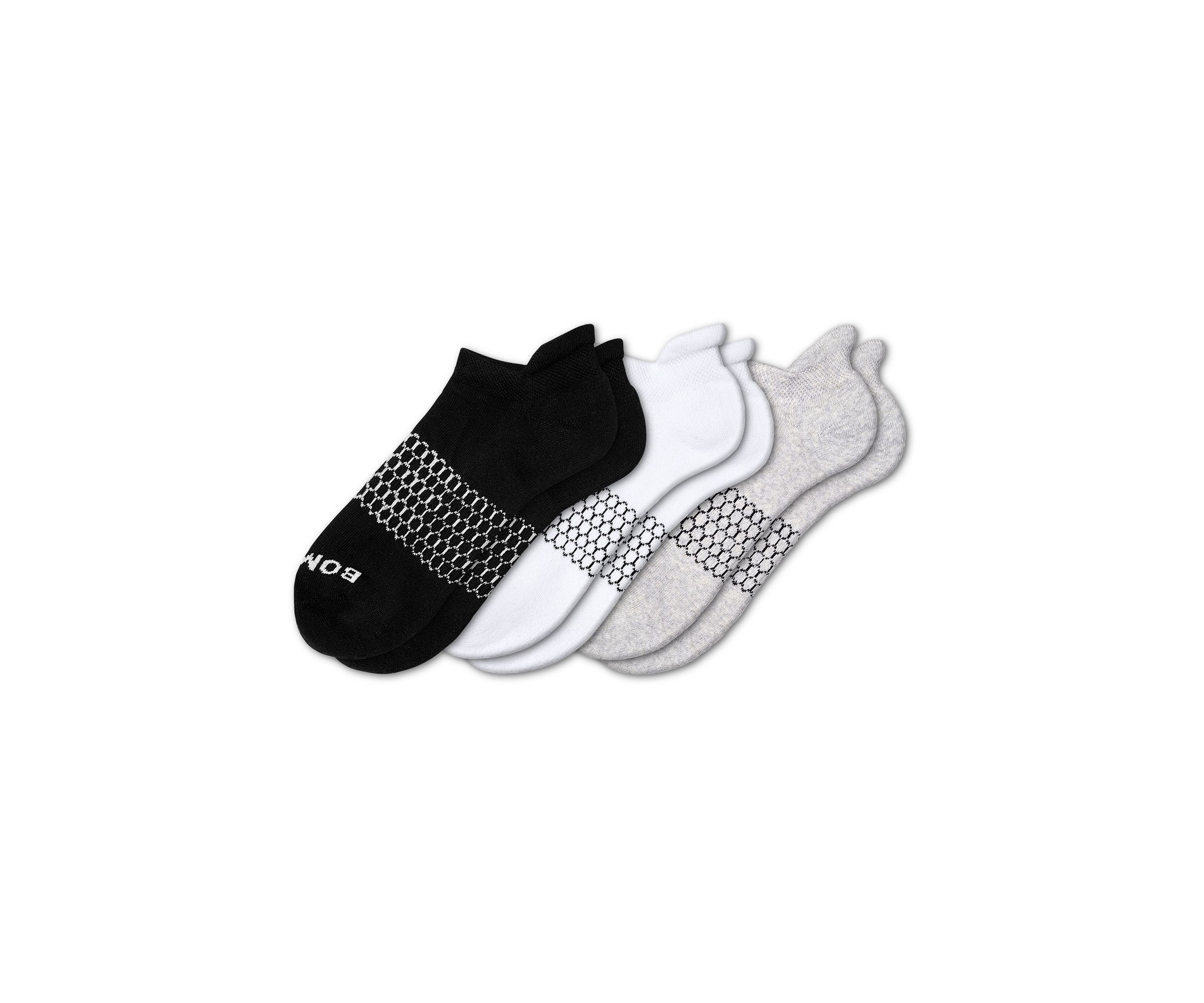 Solid Ankle Socks - 3-Pack