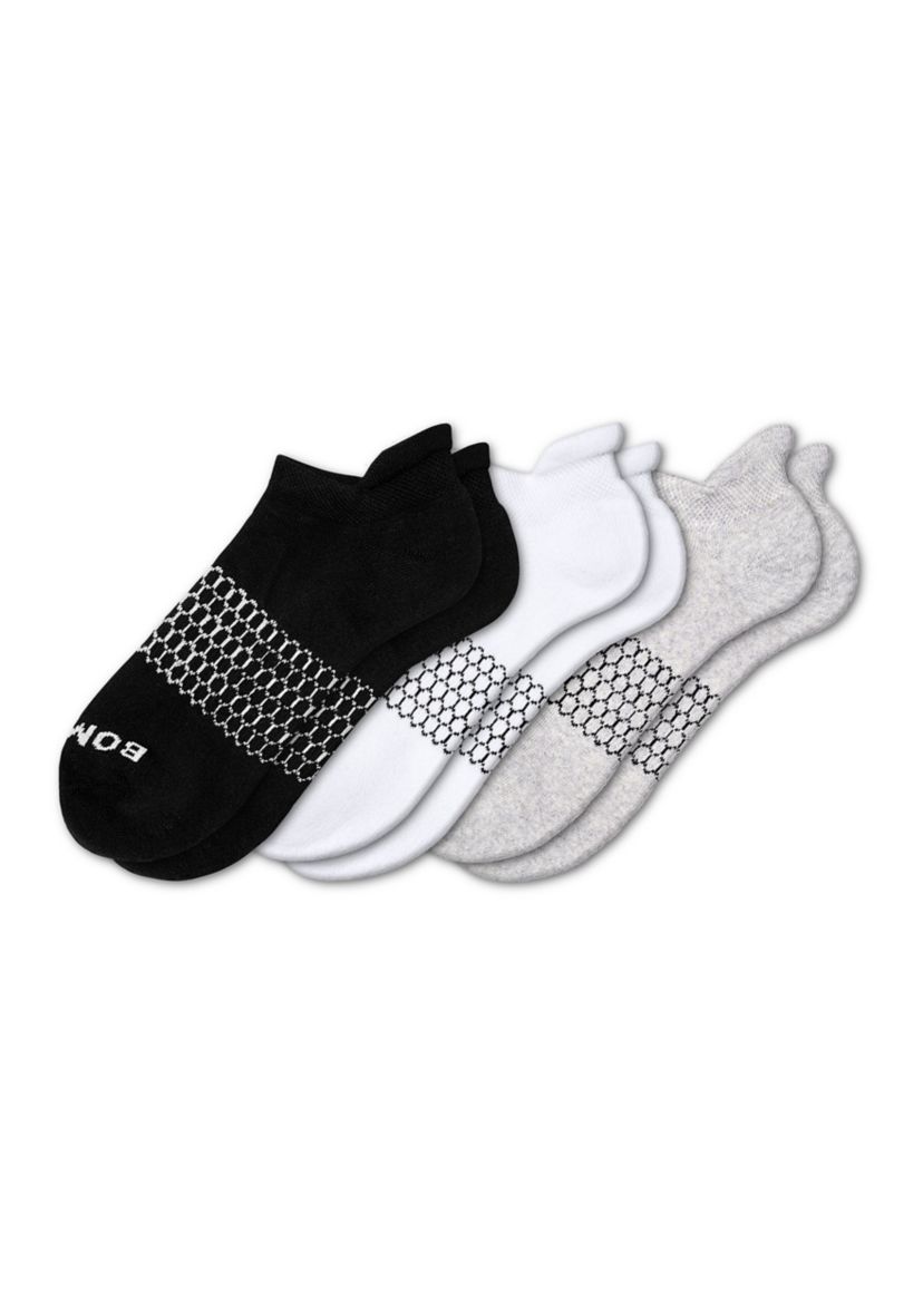 Solid Ankle Socks - 3-Pack