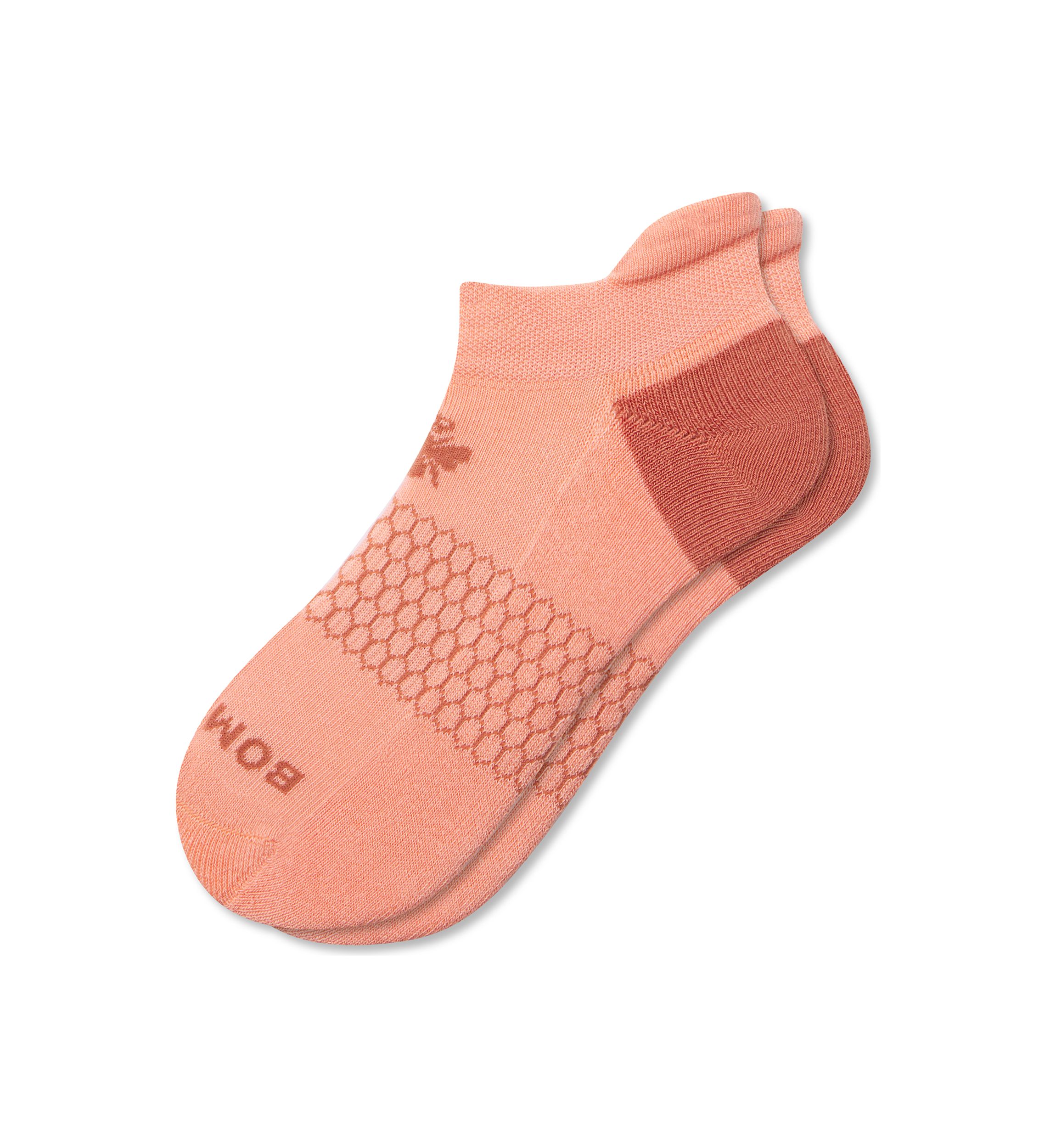 Legacy Bee Solid Contrast Heel Ankle Socks 