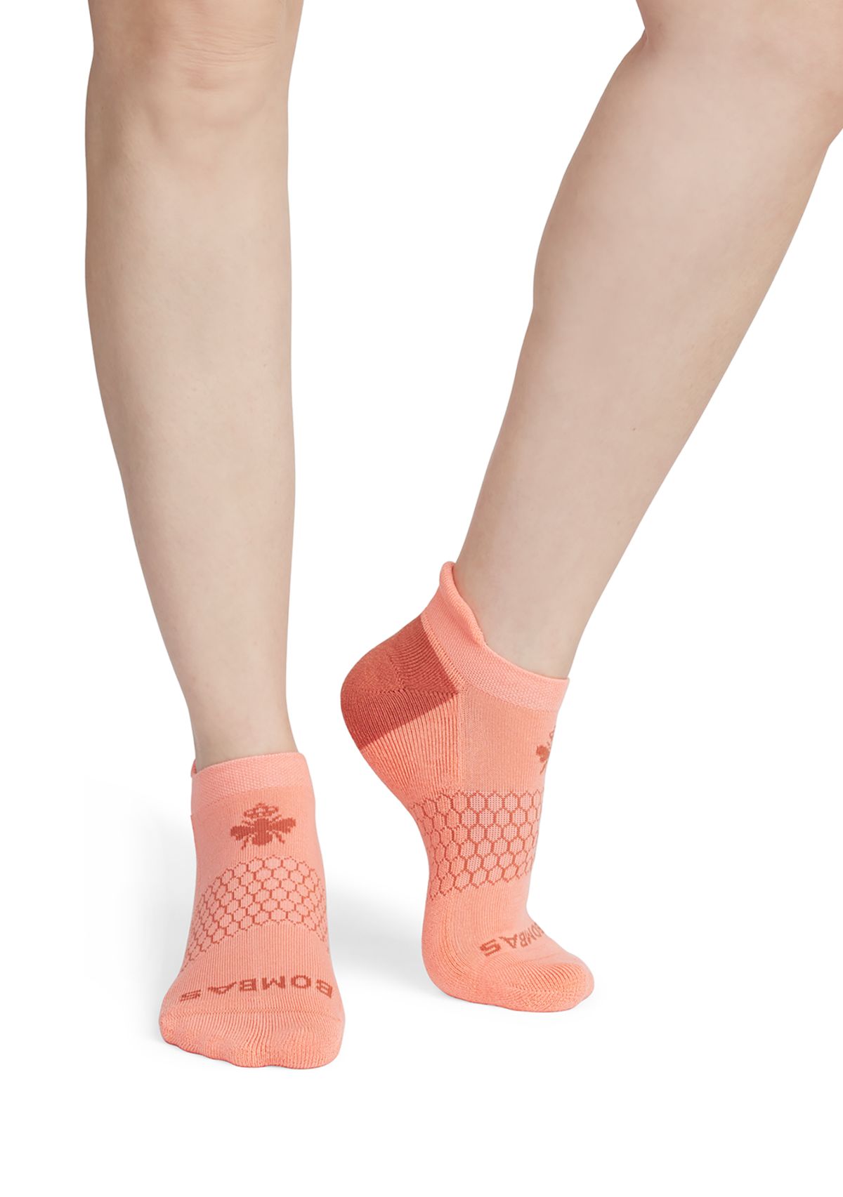 Legacy Bee Solid Contrast Heel Ankle Socks 