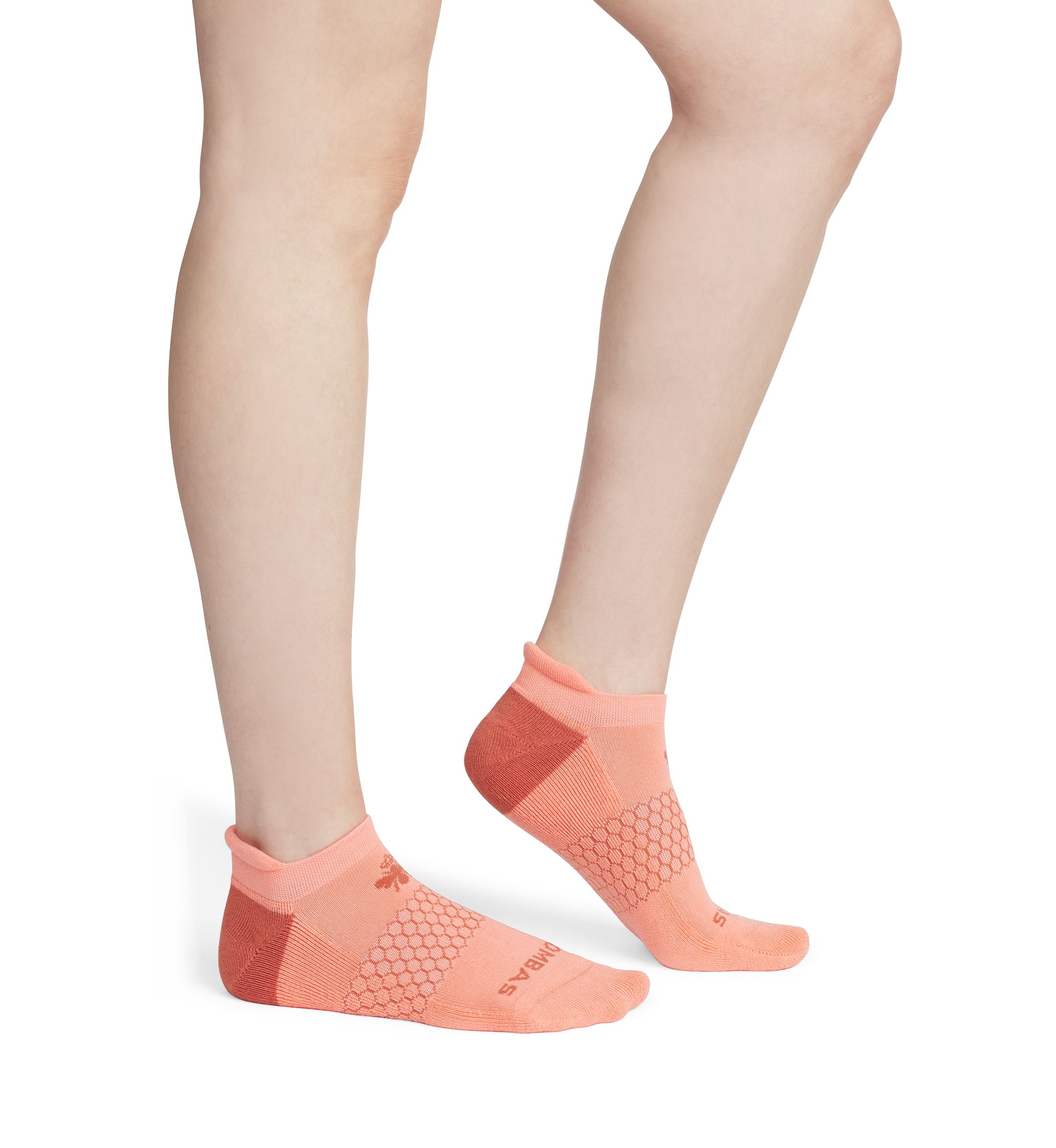 Legacy Bee Solid Contrast Heel Ankle Socks 